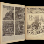 1875 Harpers Weekly 1ed PT Barnum Indians White SLAVES Gen Sheridan Illustrated