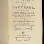 1772 Military Tactics Revolutionary WAR Strategy French Revolution Guibert 2v