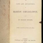 1844 Charles Dickens 1st Martin Chuzzlewit English Literature Satire Illustrated