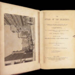 1855 San Francisco 1st ed California Gold Rush Illustrated MAPS Soule Indians