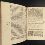 1573 Greek Attic Nights Noctes Atticae ROME Philosophy Aulus Gellius GREECE