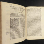 1573 Greek Attic Nights Noctes Atticae ROME Philosophy Aulus Gellius GREECE