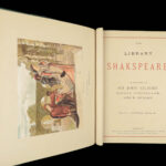 1875 William Shakespeare PLAYS Cruikshank ART Romeo Juliet English 9v BEAUTIFUL