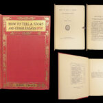 1897 Mark Twain 1st/1st How to Tell a Story American Literature Essays BINDING