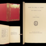 1897 Mark Twain 1st/1st How to Tell a Story American Literature Essays BINDING