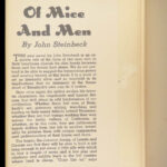 1937 Steinbeck Of Mice and Men California Great Depression BCE Original Jacket