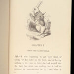 1870 RARE Alice in Wonderland Lewis Carroll Tenniel Illustrated Fantasy Classic