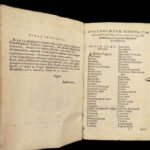 1581 Nomenclator Famed PLANTIN Encyclopedia Anatomy Botany Philosophy Junius