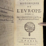 1693 VOYAGES 1ed Europe France Italy Spain England RUSSIA Germany MAPS 7v