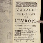 1693 VOYAGES 1ed Europe France Italy Spain England RUSSIA Germany MAPS 7v