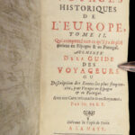 1693 VOYAGES 1ed Europe France Italy Spain England RUSSIA Germany MAPS 7v