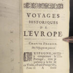 1693 VOYAGES 1ed Europe France Italy Spain England RUSSIA Germany MAPS 7v