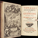 1693 VOYAGES 1ed Europe France Italy Spain England RUSSIA Germany MAPS 7v