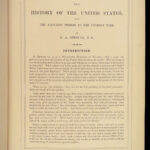 1858 History of United States 1st ed Spencer Americana 3v Alonzo Chappell ART