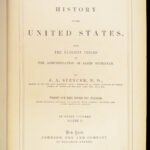 1858 History of United States 1st ed Spencer Americana 3v Alonzo Chappell ART