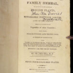 1820 HERBAL Medicine John Hill Plants Flowers Botany Distillation Homeopathy