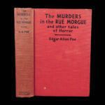 1932 Edgar Allan Poe 1st ed Murders in Rue Morgue Occult Horror Photoplay ed