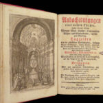 1795 BIBLE ART German Catholic Stations of Cross Prayers Mass Confession Munich