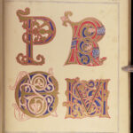 1861 ILLUMINATED Penmanship Delamotte Ornamental Medieval Alphabets Calligraphy