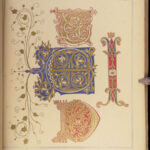 1861 ILLUMINATED Penmanship Delamotte Ornamental Medieval Alphabets Calligraphy