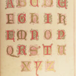 1861 ILLUMINATED Penmanship Delamotte Ornamental Medieval Alphabets Calligraphy