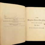 1868 Masonic Guide Odd Fellows Pocket Companion Rites Freemason Skull Crossbones