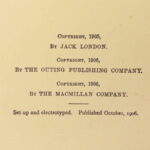 1906 White Fang by Jack London 1st ed Adventure Novel Illustrated Wolves Indians