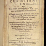 1639 Puritan Richard Sibbes 1ed Sermons Christians Philippians BIBLE Commentary