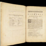 1674 ALGEBRA 1ed John Kersey Elements Mathematics Diophantus Cocker Arithmetic