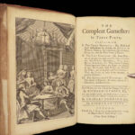 1754 GAMES Compleat Gamester Card Games Dice Billiards French Rev PROVENANCE