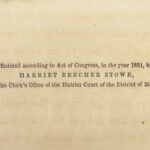 1852 Uncle Tom’s Cabin 1ed Harriet Beecher Stowe Slavery Abolition CIVIL WAR 2v