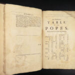 1685 ENGLISH Lives of Popes 1ed Platina Catholic Church Sixtus IV Sacchi Rycaut