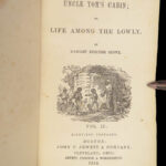 1852 Uncle Tom’s Cabin 1ed Harriet Beecher Stowe Slavery Abolition CIVIL WAR 2v