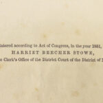 1852 Uncle Tom’s Cabin 1ed Harriet Beecher Stowe Slavery Abolition CIVIL WAR 2v