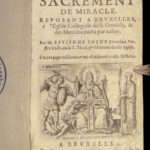 1605 Brussels Massacre 1ed Anti-Semitic Jews TORTURE Sacrament of Miracle Ydens