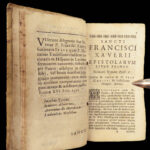 1650 Saint Francis Xavier Life & Letters by Torsellino Jesuit Asia Latin RARE