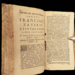 1650 Saint Francis Xavier Life & Letters by Torsellino Jesuit Asia Latin RARE