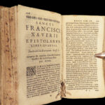 1650 Saint Francis Xavier Life & Letters by Torsellino Jesuit Asia Latin RARE