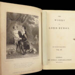 1829 Lord Byron 1ed English Romantic Poetry Letters Marino Faliero Poems 6v SET