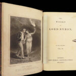 1829 Lord Byron 1ed English Romantic Poetry Letters Marino Faliero Poems 6v SET