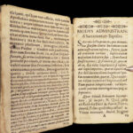 1682 Demon EXORCISM Catholic Sacraments Baptism Penance Eucharist Marriage RARE