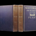 1898 GREENLAND Voyages 1ed Robert Peary Great Ice Arctic Illustrated Eskimos 2v