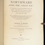 1898 GREENLAND Voyages 1ed Robert Peary Great Ice Arctic Illustrated Eskimos 2v