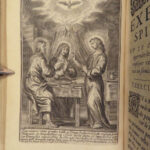 1664 EXQUISITE Catholic Confession MASS Sacrament Liturgy FINE BINDING Bible ART