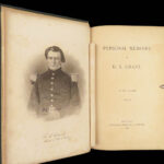 1885 Civil War Memoirs 1ed Union General Ulysses S. GRANT Illustrated MAPS 2v