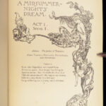 1908 Shakespeare 1ed A Midsummer Night’s Dream Theatre Rackham ART Illustrated