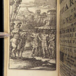 1659 Lucan PHARSALIA Julius Caesar Civil War Pompey Rome French Illustrated MAP