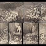 1890 DANTE Alighieri Divine Comedy Inferno Purgatory Paradise Hell Gustave DORE