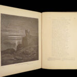 1890 DANTE Alighieri Divine Comedy Inferno Purgatory Paradise Hell Gustave DORE