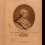 1792 American Revolution 1ed Portraits des Grands Hommes French Color Printing  Franklin, Washington, French Revolution 136 Plates!